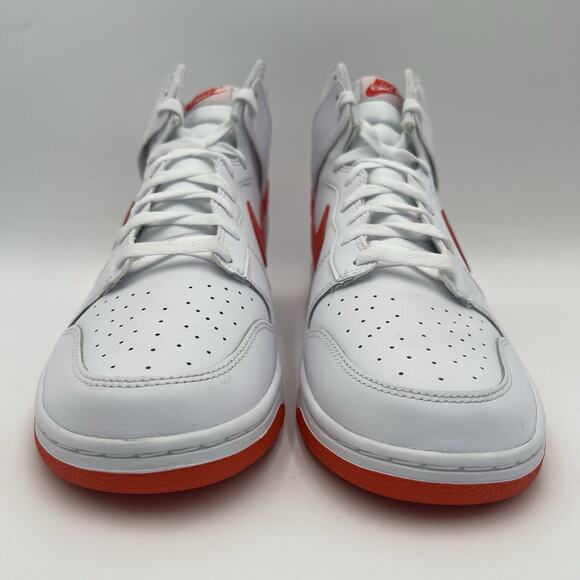 Mens Size 14 Nike Dunk High White Picante Red Sneakers DV0828 100 main image 5